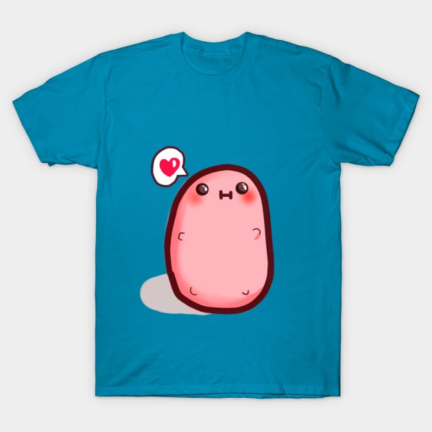 Kawaii Potato T-Shirt by SaiyanSwift